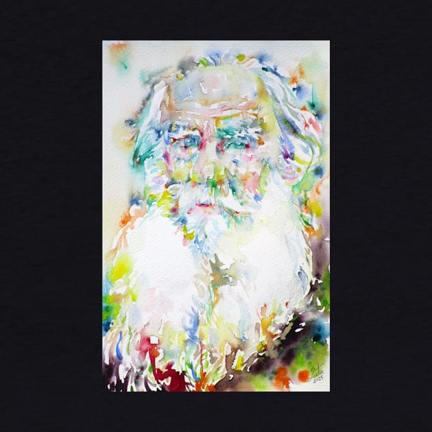 LEO TOLSTOY watercolor portrait .5 by lautir